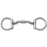 Myler Bit 04 Western Dee without Hooks and Low Port Comfort Snaffle