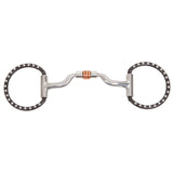 Myler Bit 05 Black Steel Western Dee with Low Medium Wide Port and Copper Roller