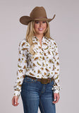 Women's Barrel Racers Print Western Shirt