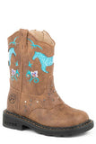 Roper Light Up Horse Flowers Boot