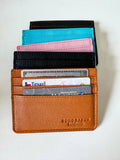 Boho Ranch Shop Western Boot Stitch Leather Credit Card Holder Money holder