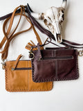 Boho Ranch Shop Western Mini Mobile Cowhide Tooled Leather Crossbody