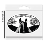 Horse 3" Sticker Waterproof | Happy Place | Cello Sleeved