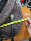 Circle Y Clover Leaf Barrel Saddle - Wide Tree