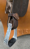 Double J Brittany Pozzi Barrel Saddle Tooled Wicker 14"