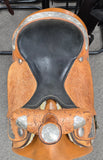 Used Textan Show Saddle w/ Silver - 16" Wide