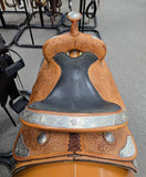 Used Textan Show Saddle w/ Silver - 16" Wide