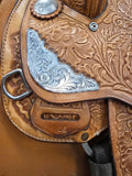 Used Textan Show Saddle w/ Silver - 16" Wide