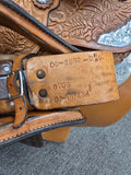 Used Textan Show Saddle w/ Silver - 16" Wide