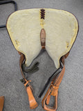 Used Textan Show Saddle w/ Silver - 16" Wide