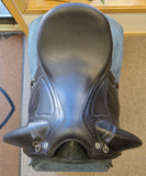 Used CWD SE37 Dressage Monoflap Saddle - 17" Medium