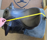 Used CWD SE37 Dressage Monoflap Saddle - 17" Medium