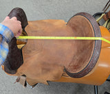 Used Circle Y Great Oak Barrel Saddle - 16" Wide