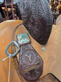 Used Circle Y Great Oak Barrel Saddle - 16" Wide