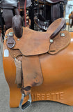 Used Circle Y Great Oak Barrel Saddle - 16" Wide