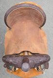 Used Circle Y Great Oak Barrel Saddle - 16" Wide