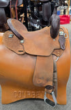 Used Circle Y Great Oak Barrel Saddle - 16" Wide