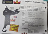 Used Bighorn Cordura Pleasure 102 Saddle - 15" Medium