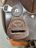 Used Bighorn Cordura Haflinger Saddle - 17" Extra Wide