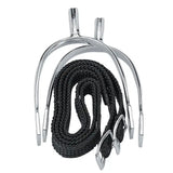 Prince Of Wales Never Rust English Spurs with Straps