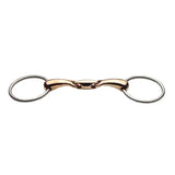 JP Korsteel Copper Mouth Oval Link Loose Ring Snaffle Bit
