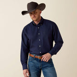 Ariat Mens Wrinkle Free Solid Classic Fit Shirt