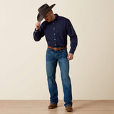 Ariat Mens Wrinkle Free Solid Classic Fit Shirt