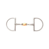 Korsteel Stainless Steel Copper Link Hunter Dee Ring Snaffle Bit