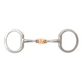 Korsteel Stainless Steel Copper Oval Link Eggbutt Snaffle Bit