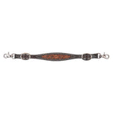 Circle Y Dark Flash Arizona Flower Wither Strap
