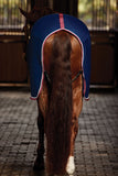 WeatherBeeta Standard Neck Opulence Show Sheet - Navy / Burgundy