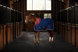 WeatherBeeta Standard Neck Opulence Show Sheet - Navy / Burgundy