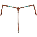 Circle Y Turquoise Roundup Breast Collar
