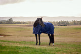 Weatherbeeta ComFiTec Prelim Turnout - Navy Embossed Plaid (220g)