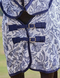 Weatherbeeta ComFiTec Limited Edition Fly Sheet Combo - White/Navy Floral Print