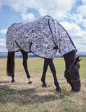 Weatherbeeta ComFiTec Limited Edition Fly Sheet Combo - White/Navy Floral Print