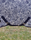 Weatherbeeta ComFiTec Limited Edition Fly Sheet Combo - White/Navy Floral Print