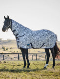 Weatherbeeta ComFiTec Limited Edition Fly Sheet Combo - White/Navy Floral Print