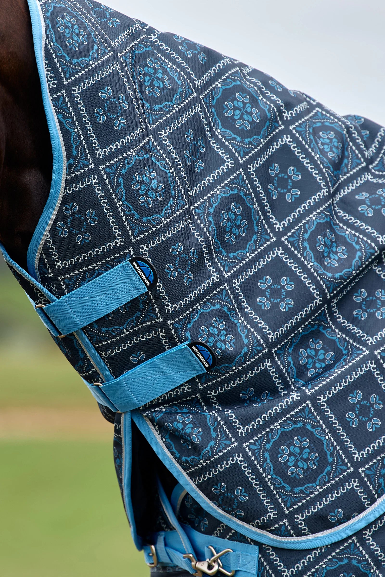 WeatherBeeta ComFiTec Heritage Turnout Neck Cover 220G Paisley Print
