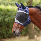 Shires FlyGuard Pro Fine Mesh Fly Mask with Forelock Hole
