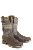 Tin Haul Men's Flag of the Proud Pledge of Allegiance Square Toed Boot