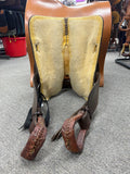 C2740 Used Circle Y 15 1/2" Pleasure Saddle Wide Tree