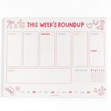 Callie Danielle This Week's Roundup 8.5x11" Western Weekly Planner Notepad