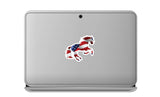 Horse 3" Sticker Waterproof | Patriotic Horse | Cello Sleeve