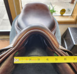 Used Amerigo Pinerolo Monoflap Event Saddle - 17.5" Medium