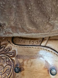 Used Circle Y Show Saddle with some Silver - 15" Regular