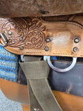 Used Circle Y Show Saddle with some Silver - 15" Regular