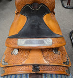 Used Circle Y Show Saddle with some Silver - 15" Regular