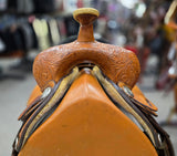 Used Circle Y Show Saddle with some Silver - 15" Regular