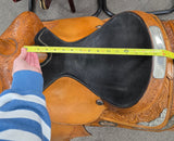 Used Circle Y Show Saddle with some Silver - 15" Regular